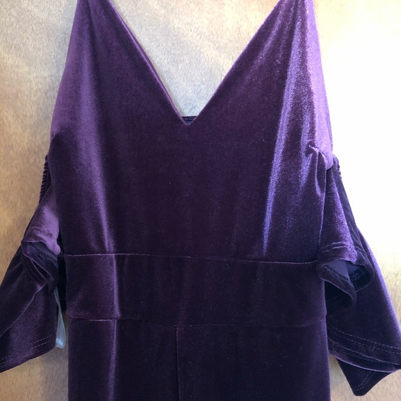 Brand new FashionNova velour jumpsuit - Picture 3 of 4